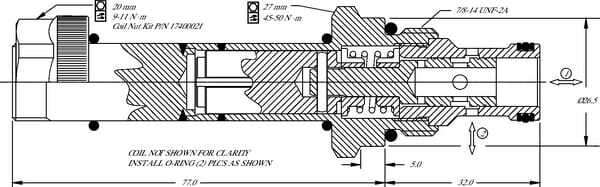 Pièces agricoles - Hydraulique - Valve 2/2 SV10-22-01-00-00-B-