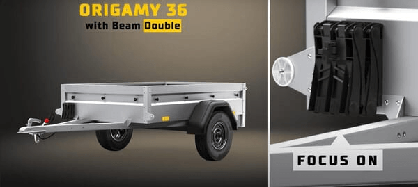 Pièces agricoles - Pièce divers - Support de cale de roue Beam®, double, pour Origamy® 36