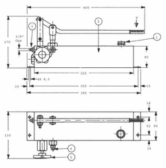 Pièces agricoles - Hydraulique - Pompe à main HP 12.1/M incl. R