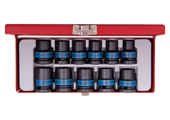 Outils - Outils divers - Coffret de douilles à choc 1/2" 11 pièces