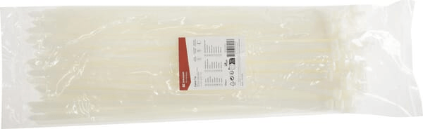 Pièces agricoles - Fasteners - Serre-câble 9x430mm, blanc, 100Pcs