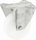 Roue fixe roulement en polyamide Ø105x35mm, Fixation de plaque: 100x85mm Load: 150kg, Ro-Carr