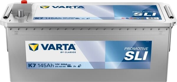 Pièces agricoles - Eclairage - Battery 12V 145Ah 800A K7 VARTA Promotive SLI