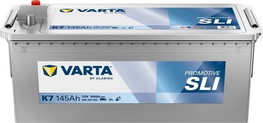 Pièces agricoles - Eclairage - Battery 12V 145Ah 800A K7 VARTA Promotive SLI