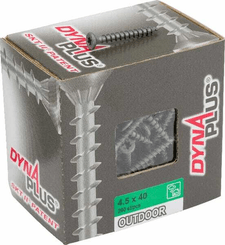 Pièces agricoles - Fasteners - Vis 4.5x40mm TX25 fraisée, acier carbone DYNAPLUS