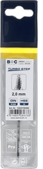 Outils - Outils divers - Foret 2,0 mm HSS-DIN 338-G TURBO STEP