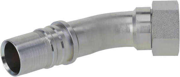 Pièces agricoles - Hydraulique - Raccord à sertir 4SH-DN50-2" BSP-45