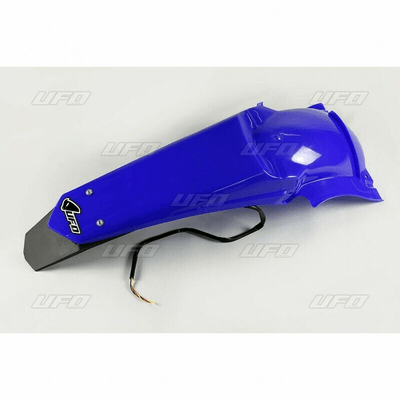Pièces Quad & Motos - Plastiques - Garde-boue arrière & support de plaque avec feu UFO bleu Reflex Yamaha WR450F/250F