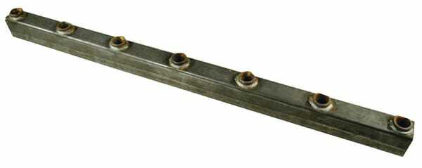 Pièces agricoles - Fenaison & élevage - Bâti de dents 1.2 m - 7 douilles