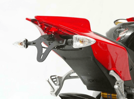 Pièces Quad & Motos - Equipement véhicule - Support de plaque R&G RACING noir Aprilia