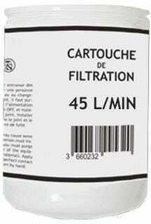 Pièces agricoles - Outils atelier - Cartouche - filtration 45 l/min
