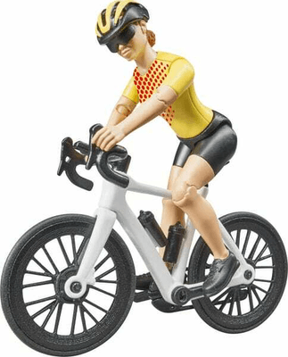 Loisirs - Jouets - Roadster avec 1 vélo de route et cycliste