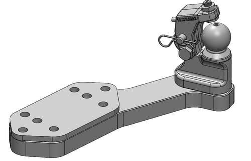 Pièces agricoles - Tracteur pièce adaptable - Direction forcée K50® D pour attelage de 40-45 mm