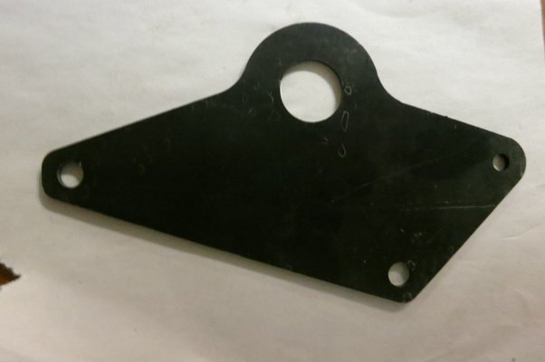 Pièces VSP - Divers - TOLE SUPPORT AXE MOTEUR