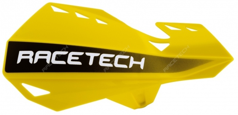 Pièces Quad & Motos - Plastiques - Protège-mains RACETECH Dual jaune
