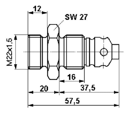 Pièces agricoles - Pièce divers - Clapet anti-retour M 22x1,5