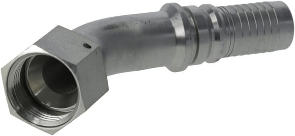 Pièces agricoles - Hydraulique - Raccord à sertir 4SH-DN25-1,5/16" UNF-45°