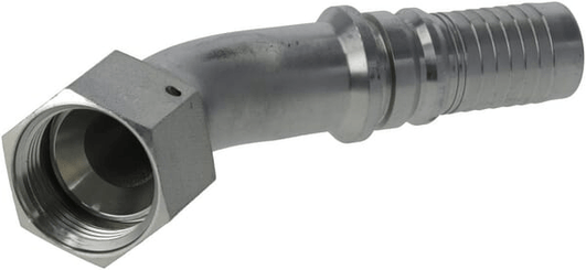 Pièces agricoles - Hydraulique - Raccord à sertir 4SH-DN25-1,5/16" UNF-45°