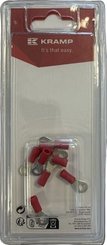 Pièces agricoles - Eclairage - Cosse à œillet, rouge Ø4mm - 0,5-1,0mm² (8)
