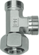 Raccord en T réglable 8L SS