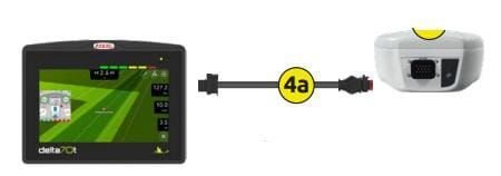 Pièces agricoles - Pièce Pulvérisateur - Câble de connexion ordinateur - récepteur GPS 6 m