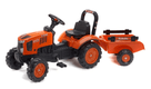 Tracteur Kubota M7171 avec remorque