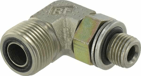 Pièces agricoles - Hydraulique - Raccord coudé ORFS13/16-MG1/4