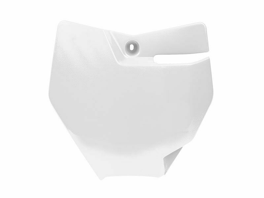Pièces Quad & Motos - Plastiques - Plaque numéro frontale RACETECH blanc KTM SX85