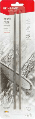 Pièces agricoles - Jardin et forêt pièce adaptable - Lime ronde Ø 4,5 mm sur blister carton 2 pièces 11/64"