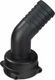 Raccord de tuyau 45° 30 mm avec connexion femelle T6