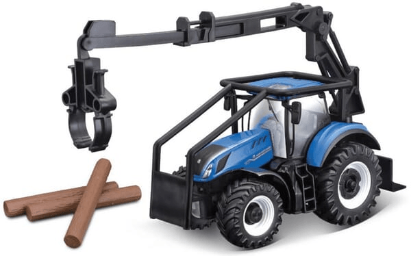 Loisirs - Jouets - Tracteur forestier et chargeuse forestière New Holland T7.315
