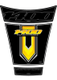 Protection de réservoir MOTOGRAFIX 3pcs noir/jaune Suzuki GSX1400