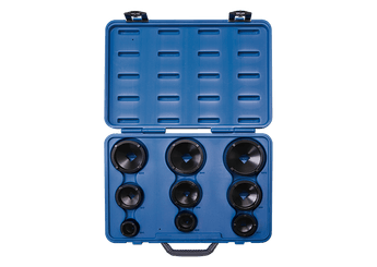 Outils - Outils divers - Jeu de 9 douilles à ergots pour écrous à encoches "erg. extérieurs"