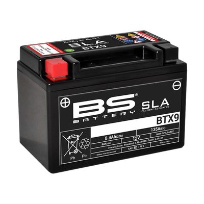 Pièces Quad & Motos - Electrique - Batterie BS BATTERY SLA sans entretien activé usine - BTX9