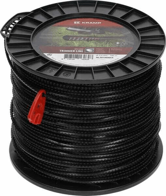 Pièces agricoles - Jardin et forêt pièce adaptable - Fil de coupe Ø 3mm 195m carré noir Kramp