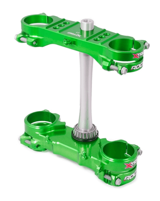 Pièces Quad & Motos - Equipement véhicule - Té de fourche XTRIG ROCS Tech vert offset 23mm