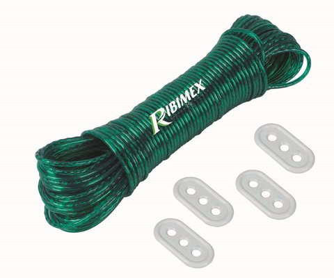 Equipement exterieur - Accessoires - CORDE A LINGE 40M + 4 TENDEURS