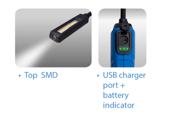 Outils - Outils divers - Lampe led flexible rechargeable 500 Lumen