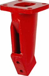 Pièces agricoles - Machines - Support de rasette 150 rouge