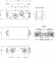 Pièces agricoles - Hydraulique - Clapet anti-retour piloté VBPD