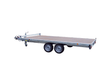 PLATEAU ROUES DESSOUS 406x215 freiné 2 essieux PTAC : 3500 kg