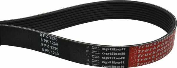 Pièces agricoles - Transmission - Courroie nervurée 8PK1230 Optibelt