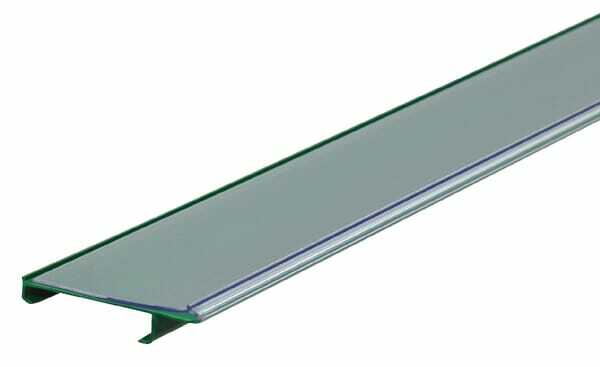 Pièces agricoles - Magasin - Rail porte-étiquettes vert RAL6029 990mm