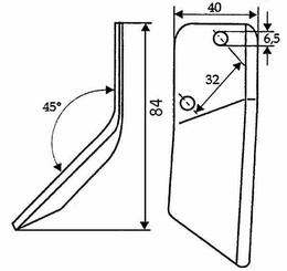 Pièces agricoles - Fenaison & élevage - Section de désileuse