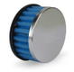 Filtre à air droit V PARTS Ø28mm bleu - 1150032
