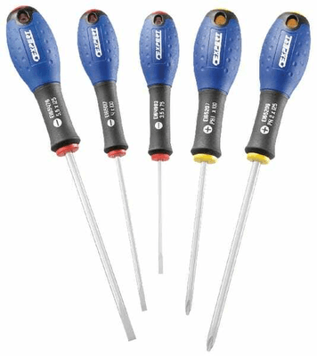 Outils - Outils divers - Jeu de 5 tournevis fente / PH