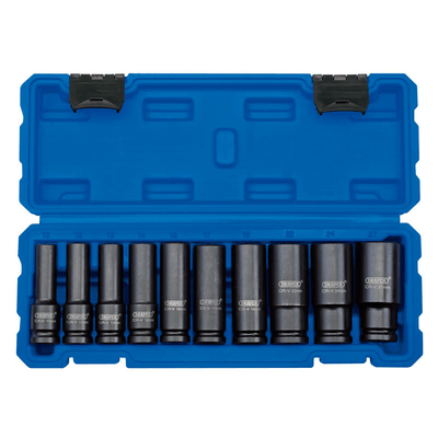 Pièces Quad & Motos - Outillage - Coffret de 10 douilles à choc DRAPER 1/2