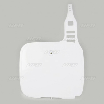 Pièces Quad & Motos - Plastiques - Plaque numéro frontale UFO blanc Yamaha