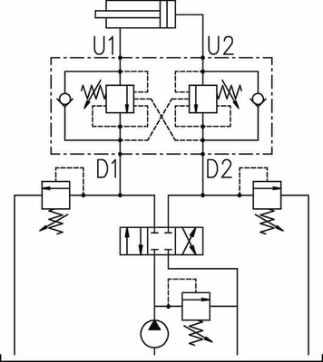Pièces agricoles - Hydraulique - Soupape d'équilibrage
