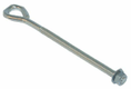 Vis à œillet à souder BZP 254x8 mm